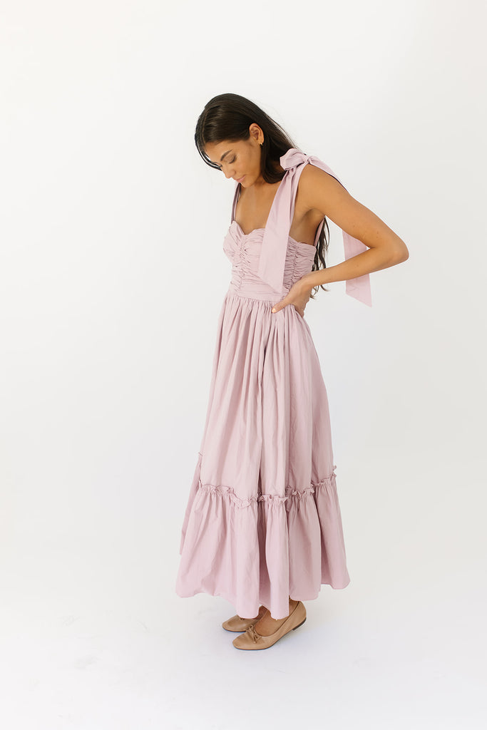 wesley maxi dress // mauve