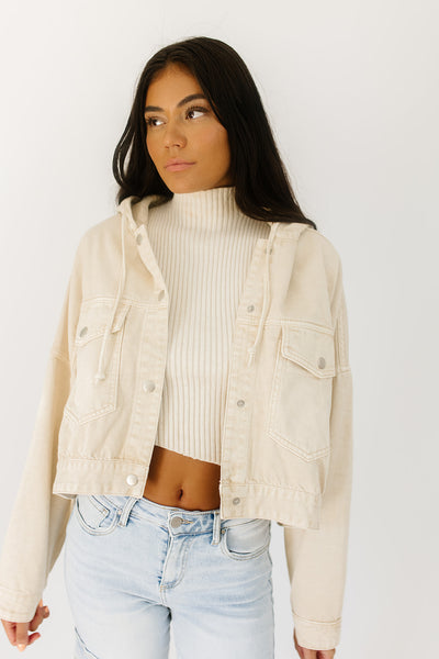 here to stay utility jacket // oat