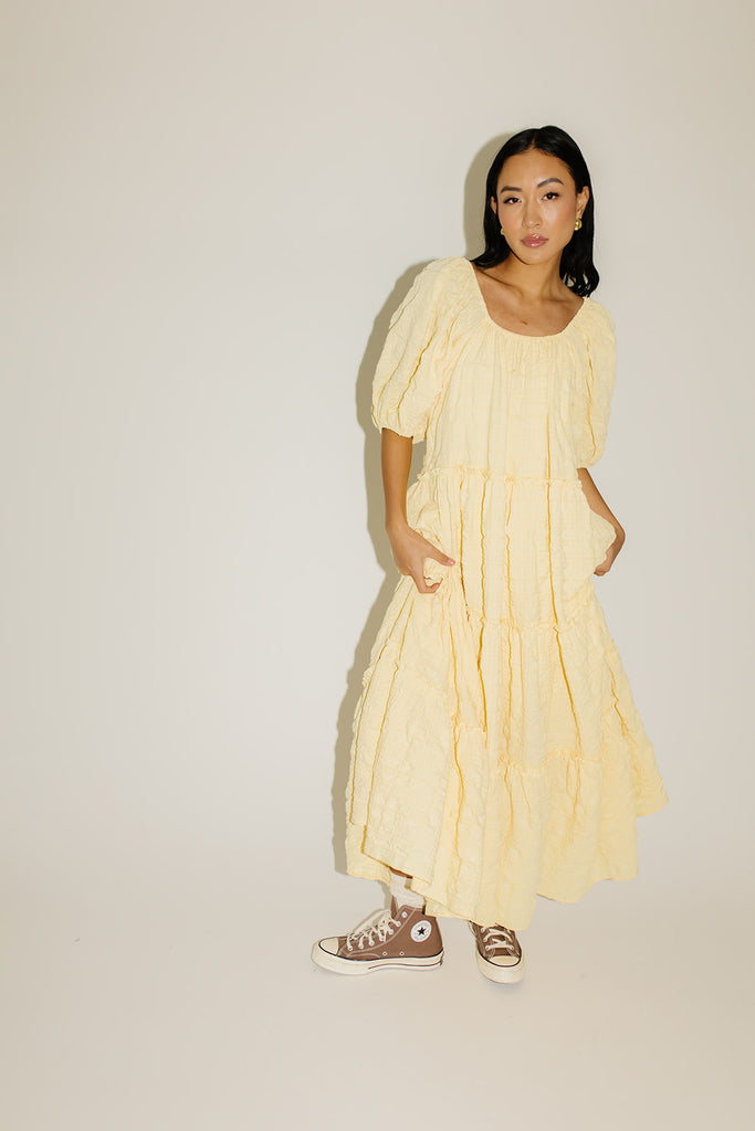 daymaker dress // butter yellow *zoco exclusive*