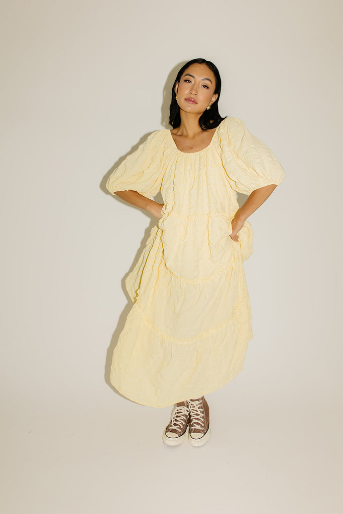 daymaker dress // butter yellow *zoco exclusive*