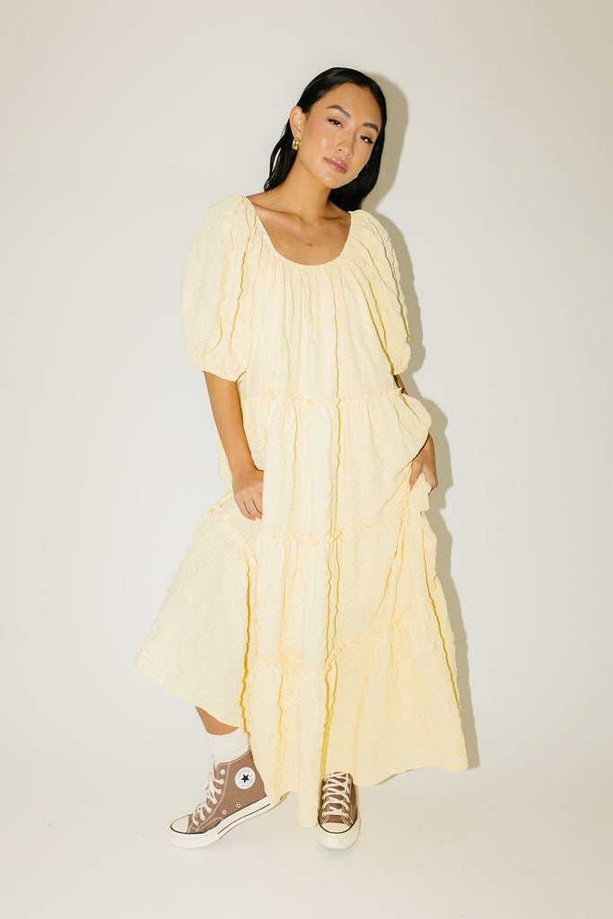 daymaker dress // butter yellow *zoco exclusive*