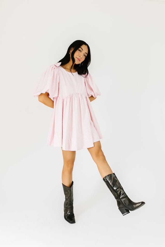 enchanted striped mini dress *restocked*