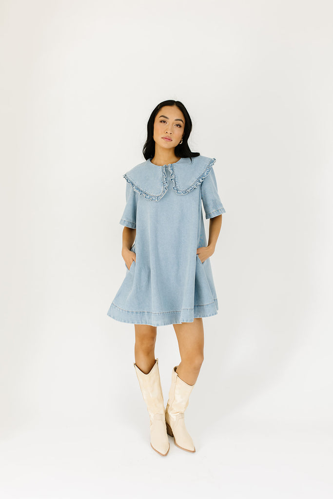 neverland denim dress *restocked*