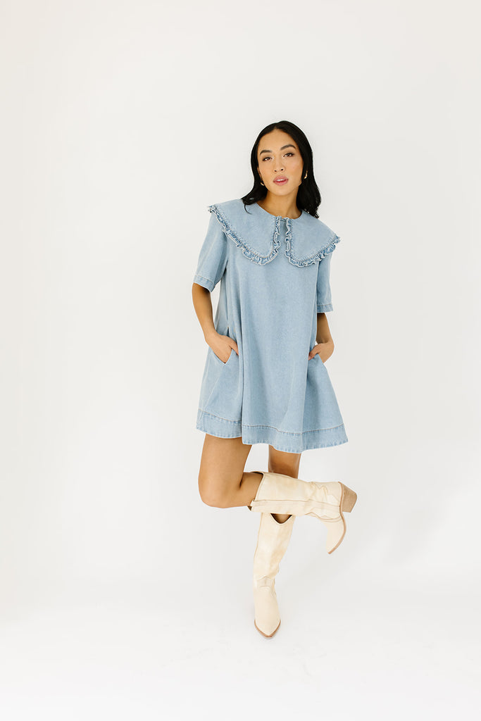 neverland denim dress *restocked*