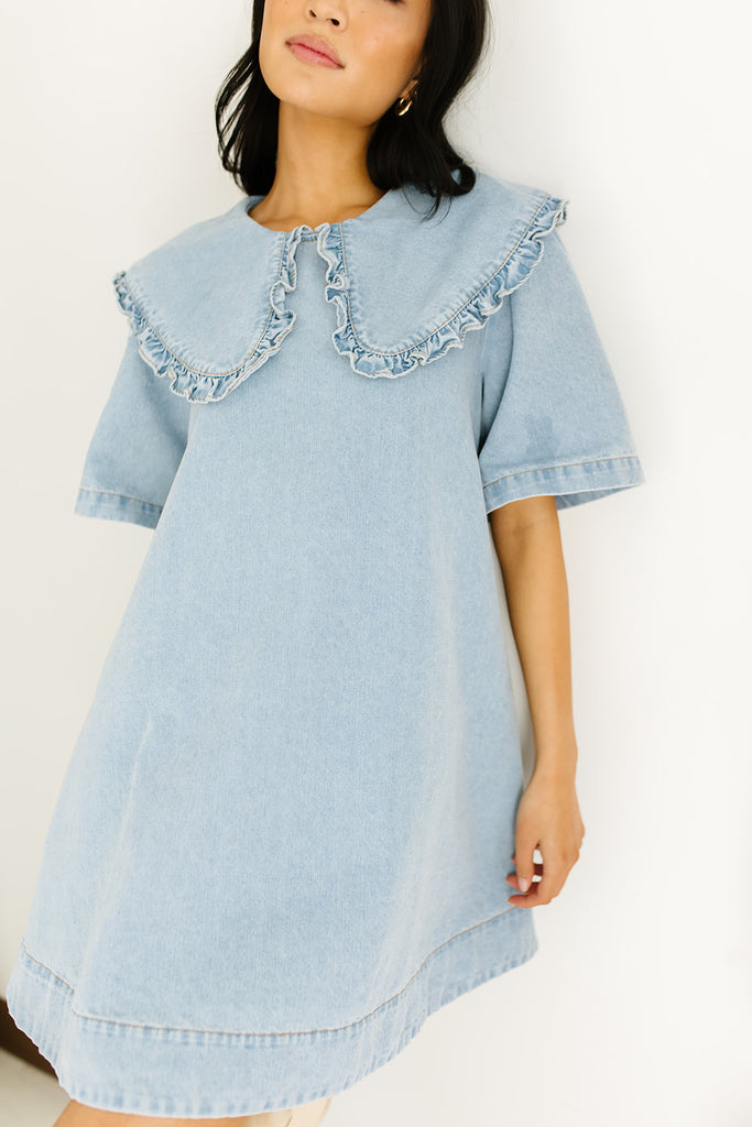 neverland denim dress *restocked*
