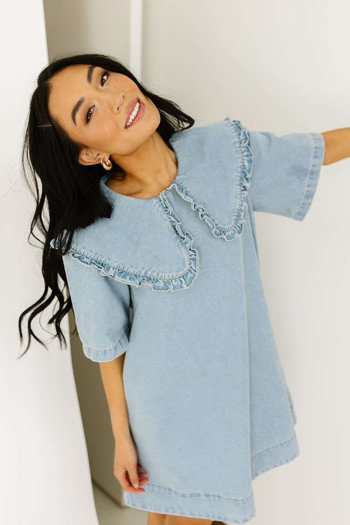 neverland denim dress *restocked*