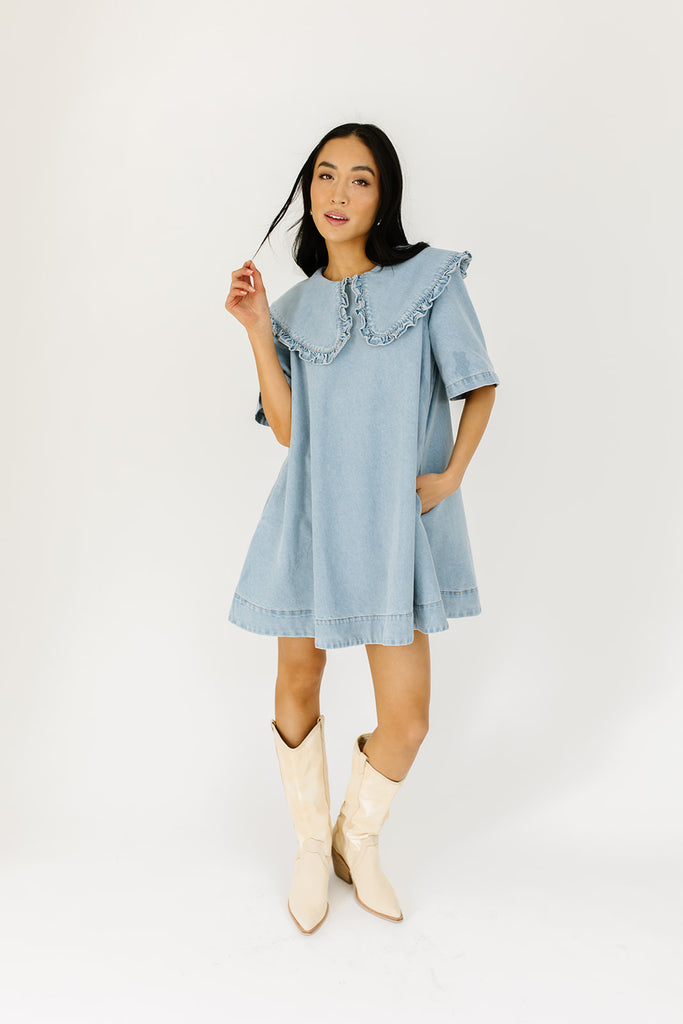 neverland denim dress *restocked*