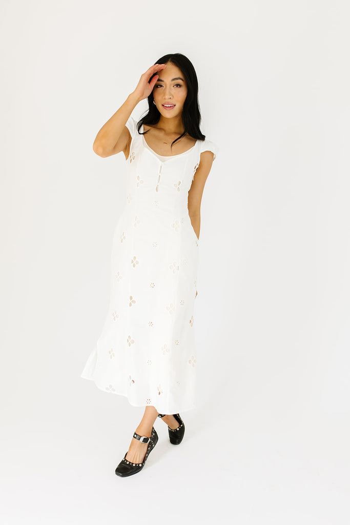 sweetheart midi dress