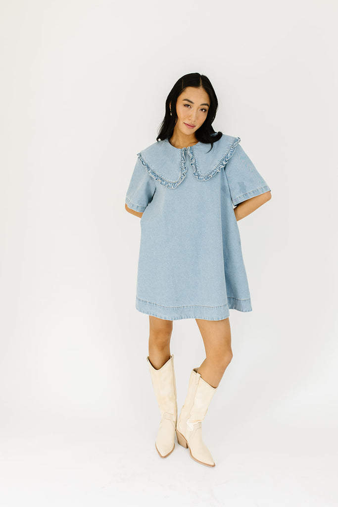 neverland denim dress *restocked*