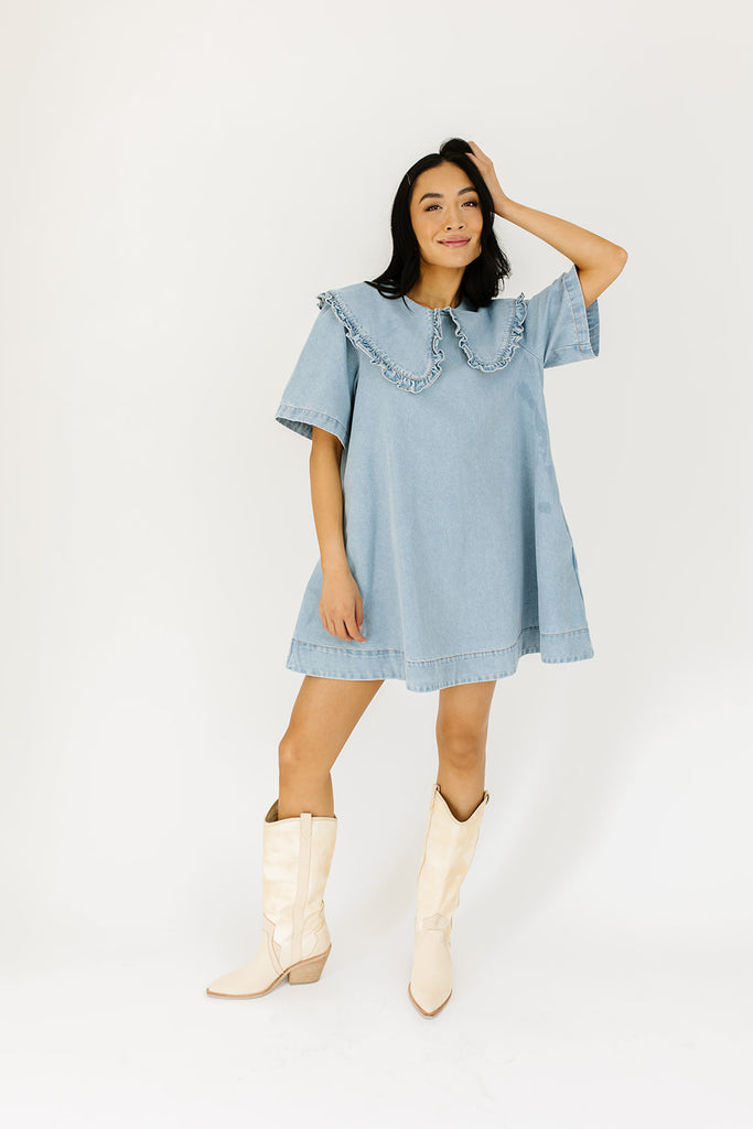 neverland denim dress *restocked*