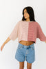 over it striped tee