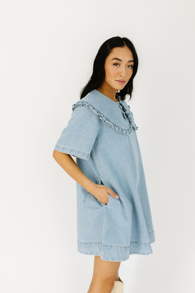 neverland denim dress *restocked*