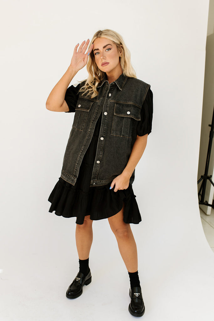 short daymaker dress // black *zoco exclusive*