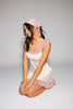 sorel scarf // pink polka dot *zoco exclusive*