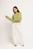 liv cardigan // green *zoco exclusive*