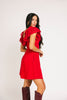 goldie mini dress // red *zoco exclusive*