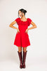 goldie mini dress // red *zoco exclusive*