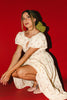 marloe midi dress // strawberry bliss *zoco exclusive*