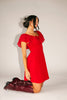 goldie mini dress // red *zoco exclusive*