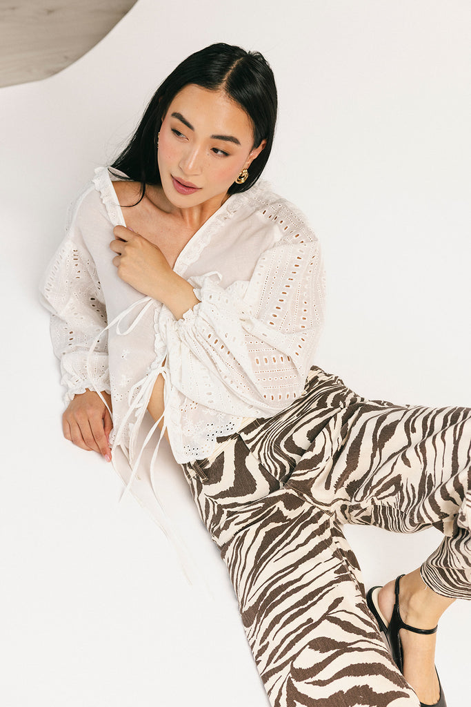 zebra denim