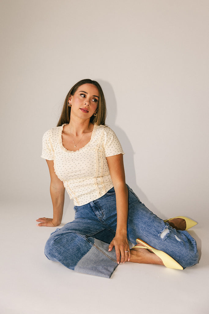 easy floral tee