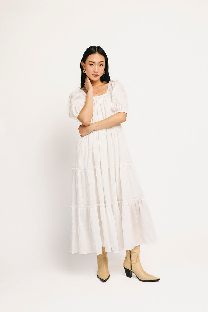 daymaker dress // white *zoco exclusive*