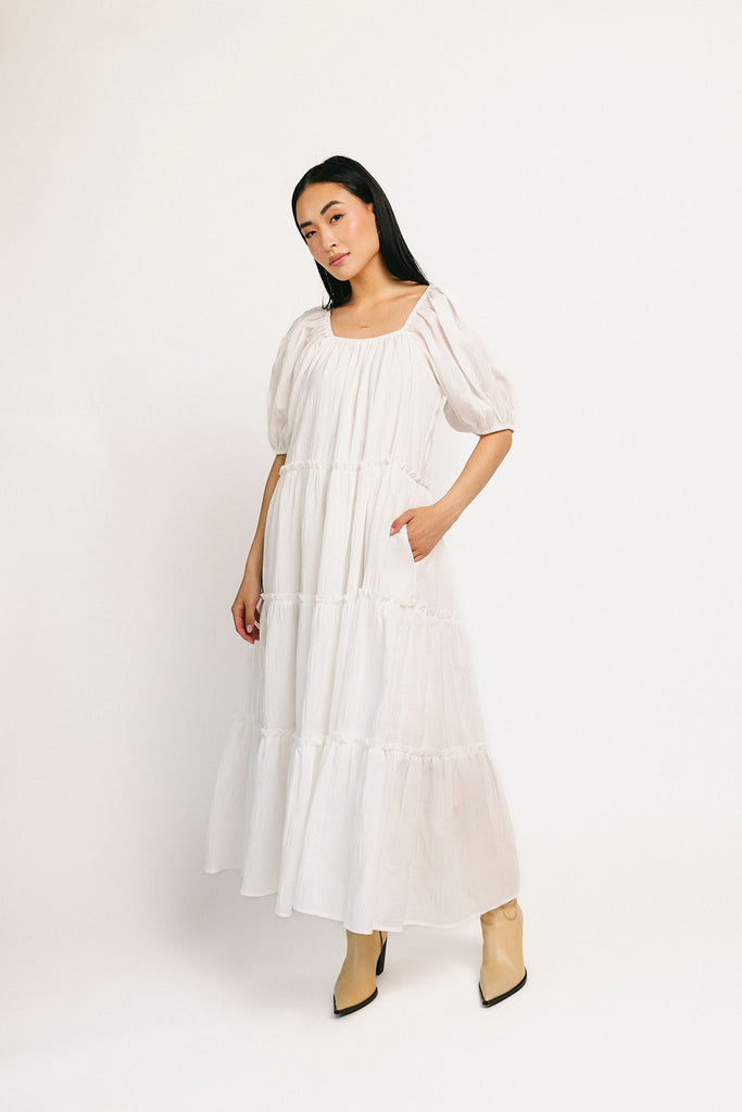 daymaker dress // white *zoco exclusive*