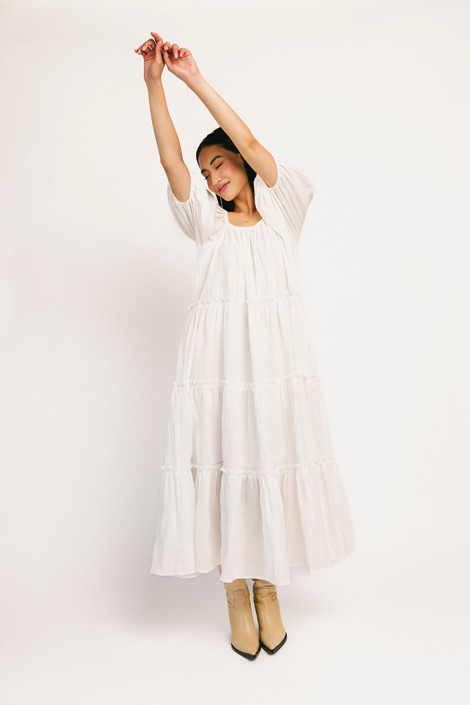 daymaker dress // white *zoco exclusive*