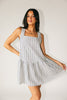 shirley striped mini dress
