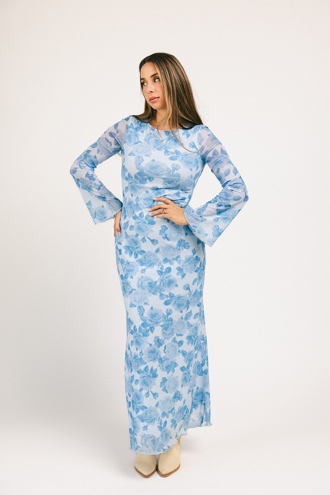 【kyon さま専用】fleur de brille setup dress be right there mesh dress // blue *zoco exclusive* – shop zoco