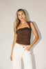 fiona top // chocolate