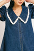 poppy collared dress // denim darling *zoco exclusive*