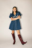 poppy collared dress // denim darling *zoco exclusive*