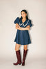 poppy collared dress // denim darling *zoco exclusive*