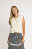 feeling feelings sweater vest // off white