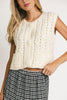 feeling feelings sweater vest // off white