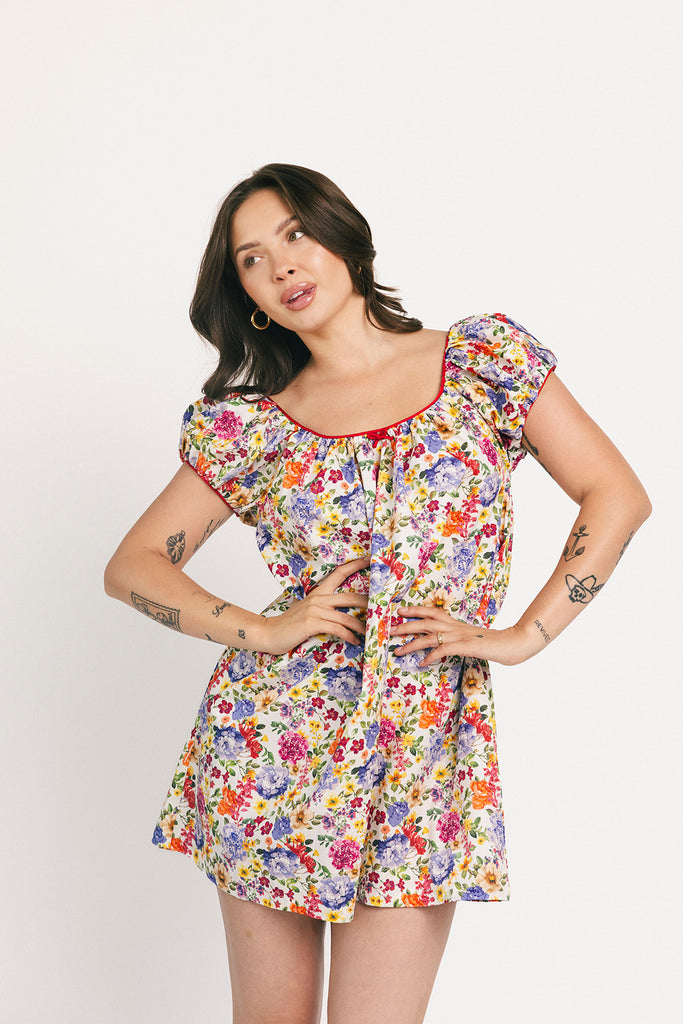 penny mini dress // floral