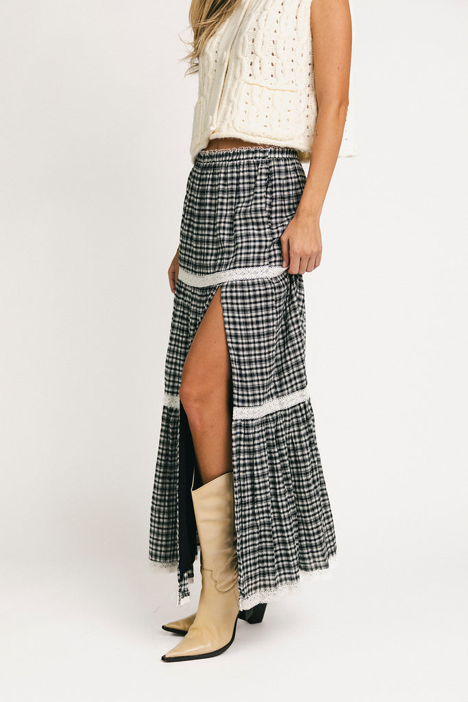 nola gingham skirt