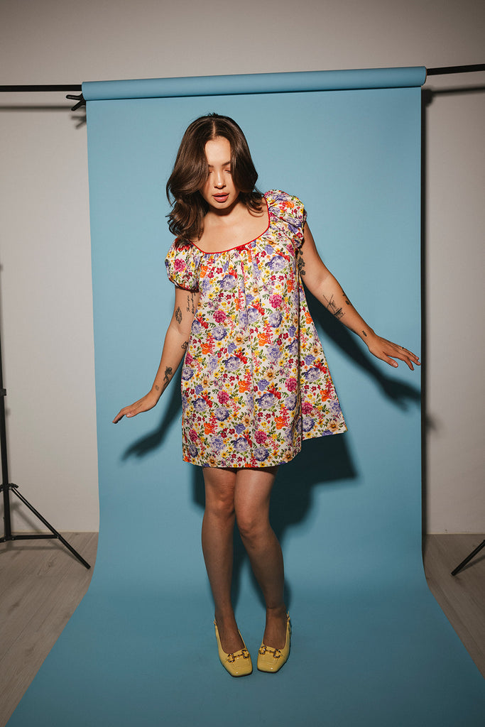 penny mini dress // floral