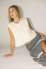 feeling feelings sweater vest // off white