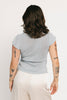 tiara knit top // baby blue