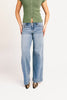 low rise wide leg jeans with a relaxed fit and vintage inspired wash. the perfect everyday denim for any casual outfit idea.

