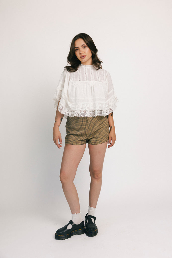 waverly top // white *zoco exclusive*