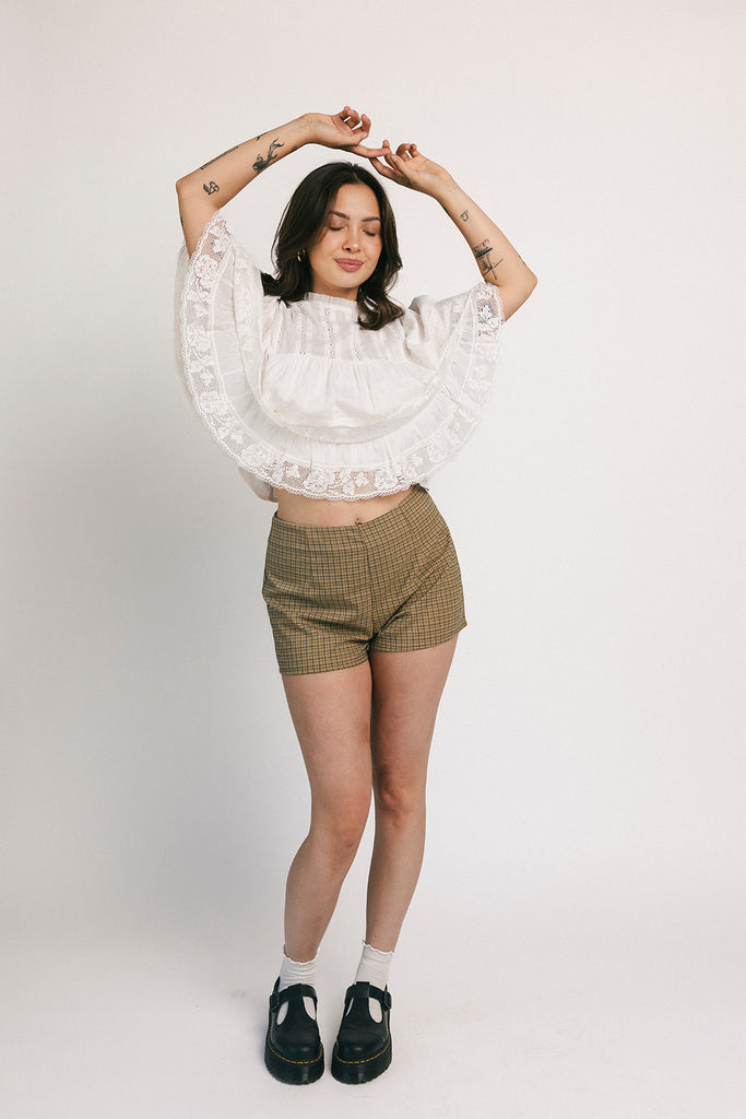 waverly top // white *zoco exclusive*