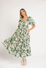daymaker dress // green floral *zoco exclusive*