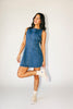 cora denim mini dress *restocked*