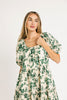 daymaker dress // green floral *zoco exclusive*