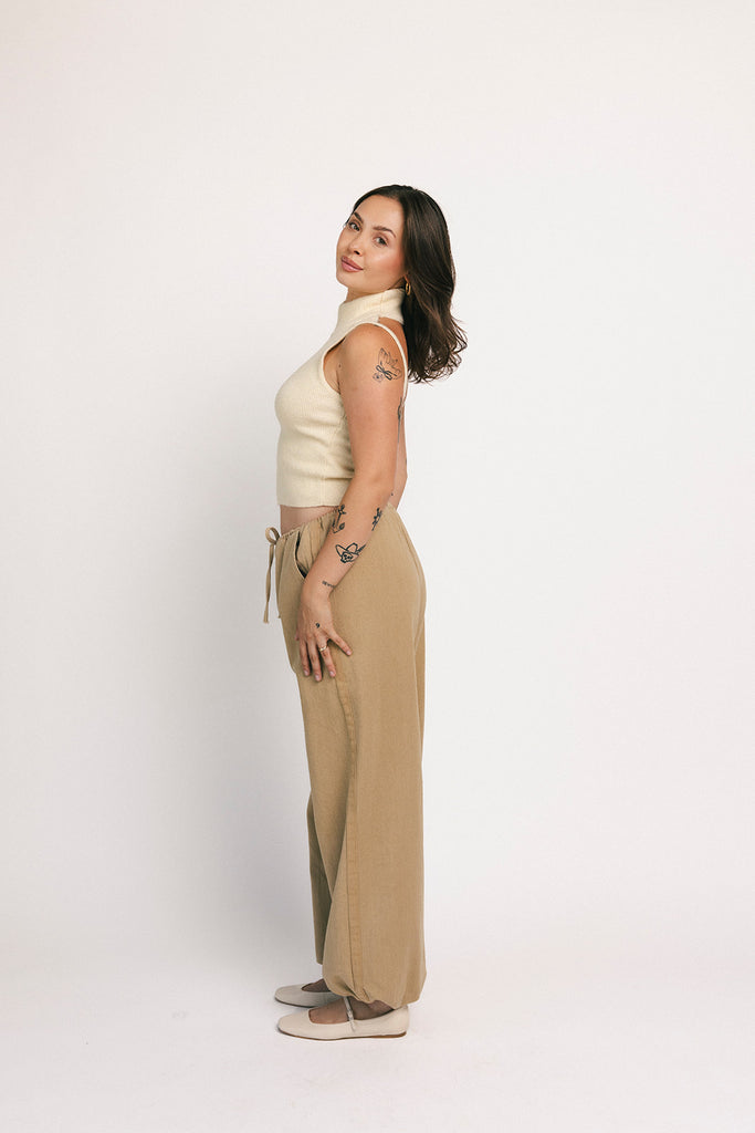 banks balloon pants // sand *zoco exclusive*