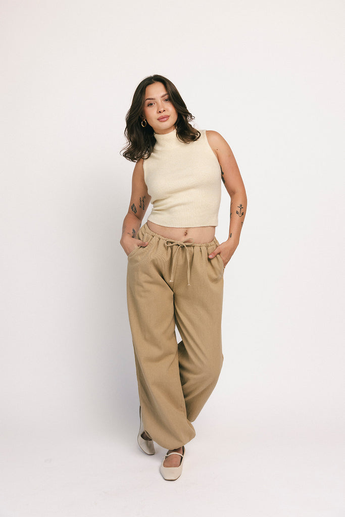 banks balloon pants // sand *zoco exclusive*