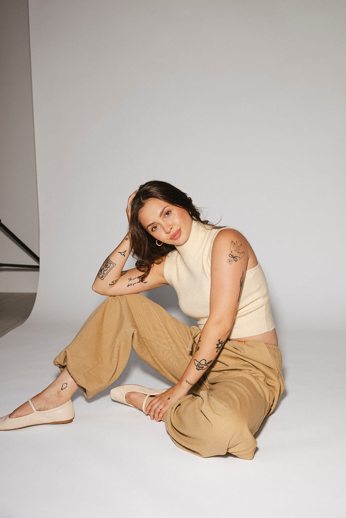 banks balloon pants // sand *zoco exclusive*